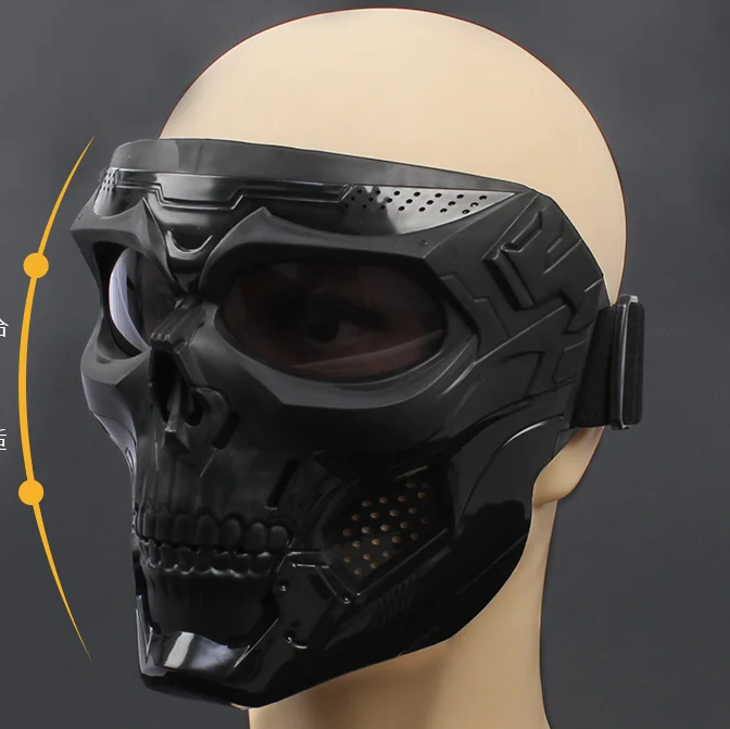 Paintball Skull Skeleton Tactical Full Face Mask With Eye Protection Helmet Mask For Paintball Game Game mask