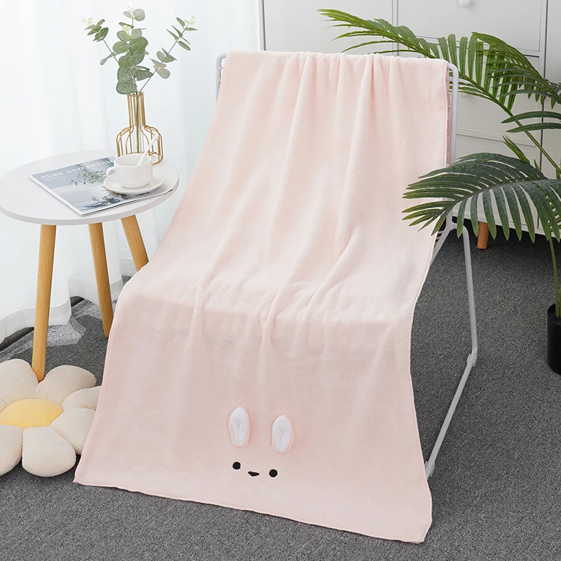 3D Animals High Quality Towel Microfiber cartoon Bath Towel Embroider Adult and Baby Gift Bath Towel
