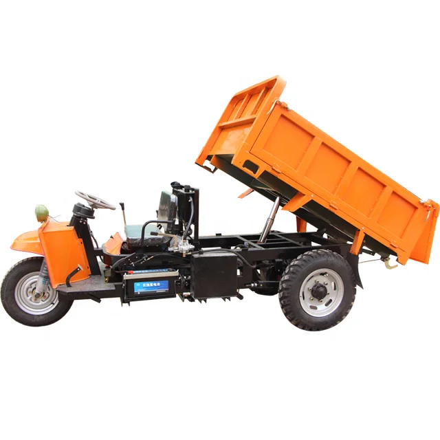 HuanSheng New Type 1 Ton 2 Ton 3 Ton Electric Start Diesel Truck Heavy Loading Tricycle Motorcycle Diesel Mini Dumper