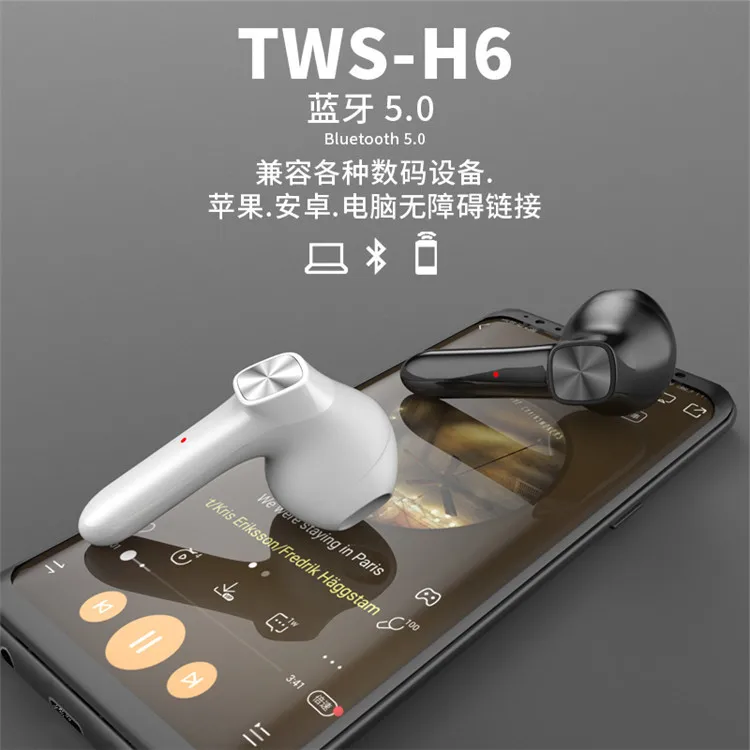 New Technology 2022 ENC Noise Canceling Headset Headphones Mobile Phone Sport TWS Earphones