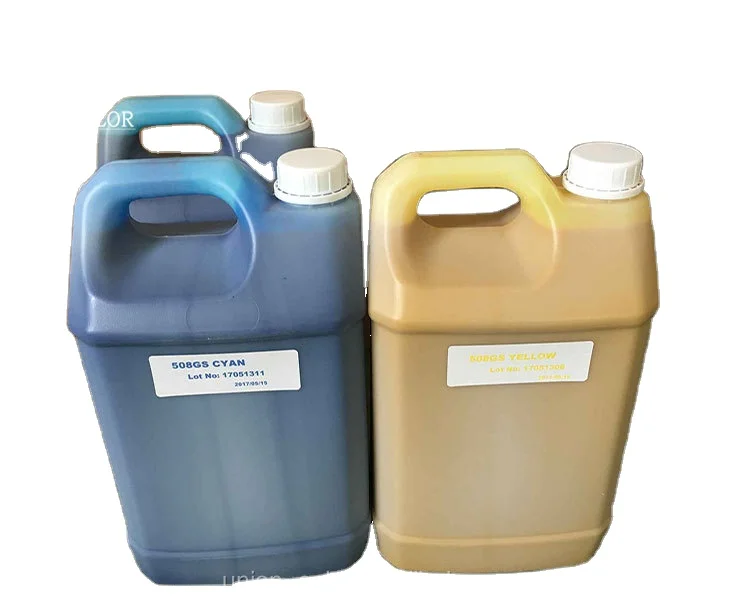 original crystaljet cj7000 508GS inkjet solvent ink for digital printer with SPT508 heads