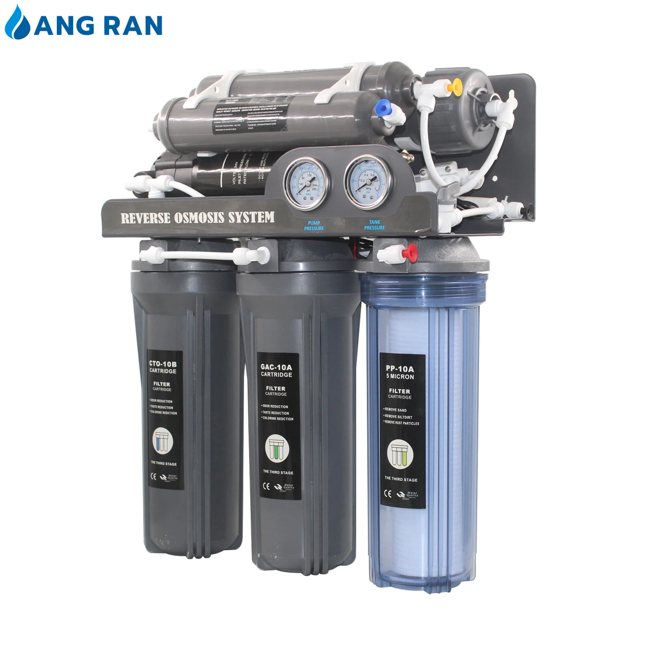 Commercial Water Filter Five Stages Water Purifier 5 Stage Reverse Osmosis System Water Purification Source 75 gallon