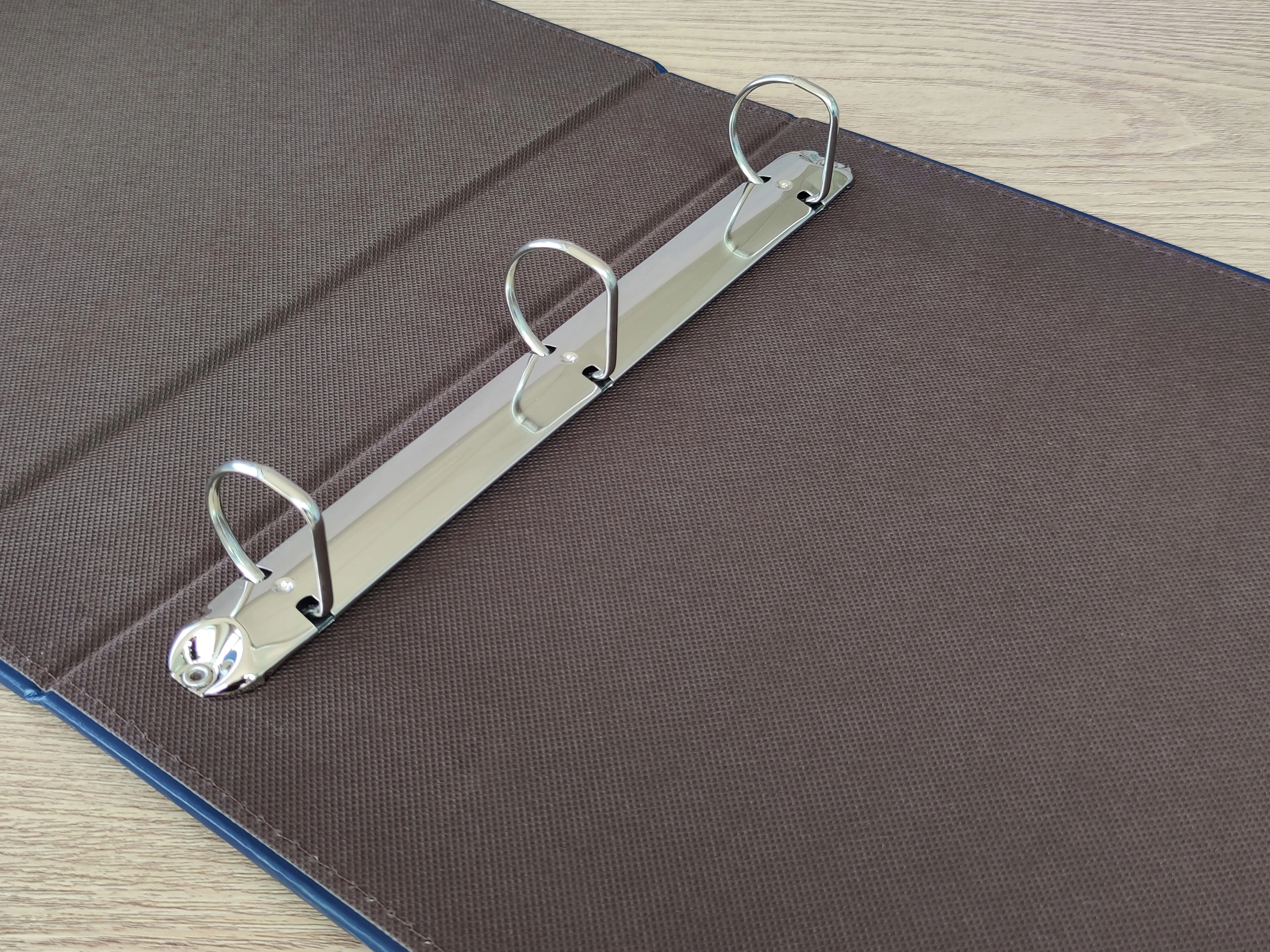 Leather cover loose leaf photo album cover D ring file folder for A4 size data book