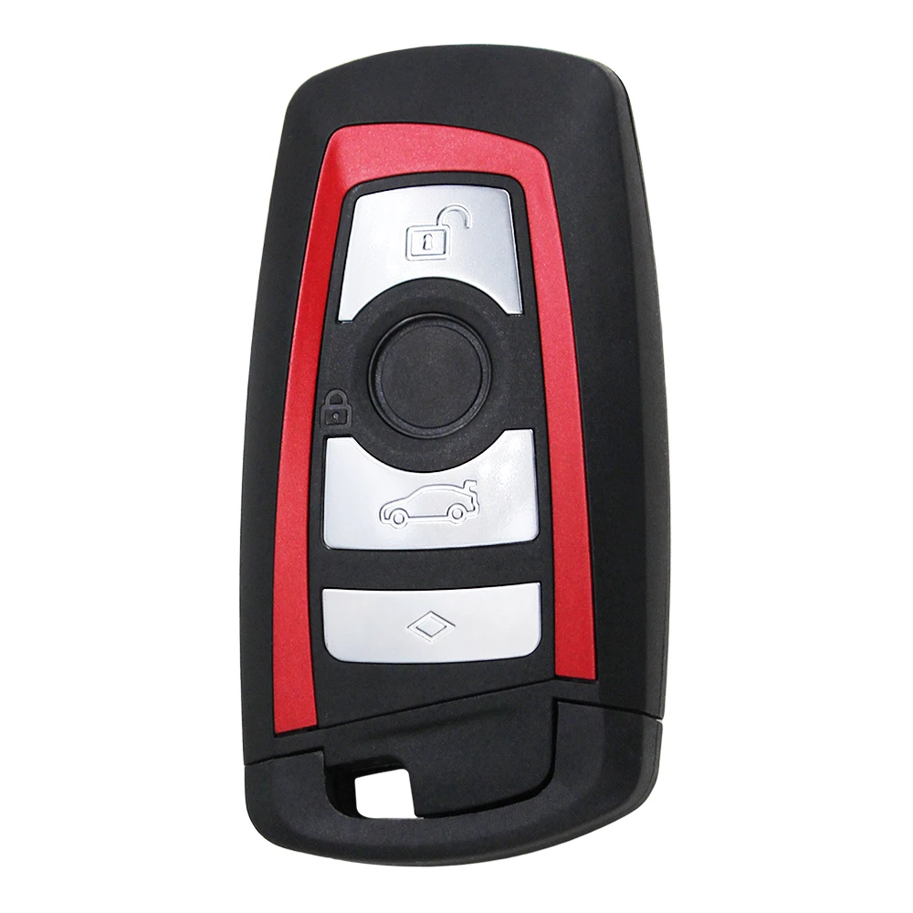 3/4B Replacement Smart Key Shell For BMW CAS4 F 3 5 7 Series E90 E92 E93 X5 F10 F20 F30 F40 Remote Car Key Shell 3 Colors