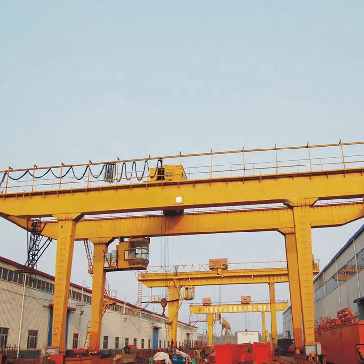 customize 15ton 20 tons 25 ton Outdoor Steel Coil Lifting Double Girder Gantry Crane with wheel or tire