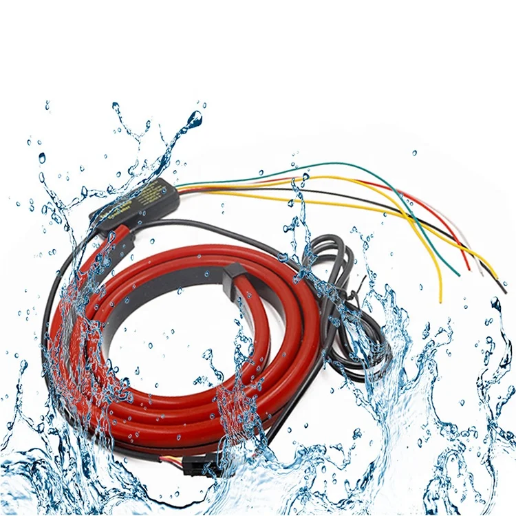 Car Styling Trunk Tail Brake Light High Additional Stop Rear Tail LED Strip Turn Signal Running Light Auto Warning Lamps