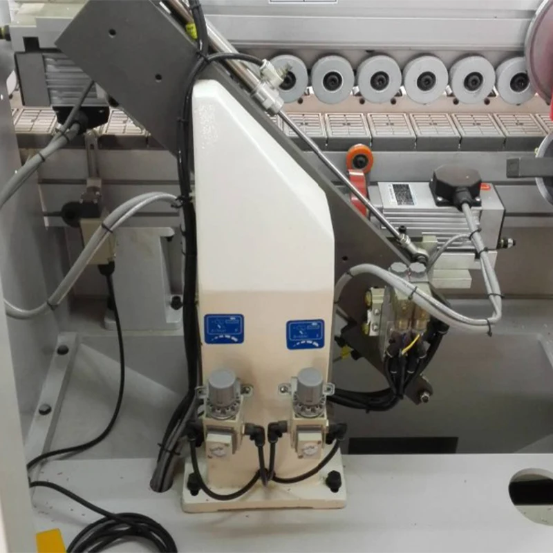 ZICAR high efficiency woodworking machine edgebander pvc woodworking machinery beveled 45 edge banding machine lowders