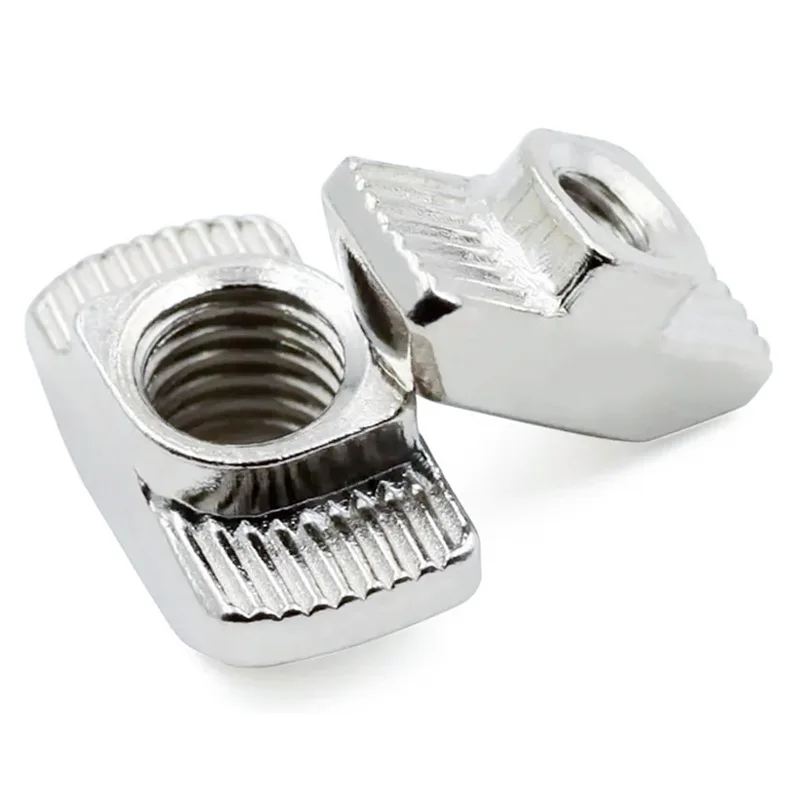 Wholesale M3 M5 M6 M8 T-nut Stainless Steel Hammer T Slot Nut for Aluminium Profile Slot