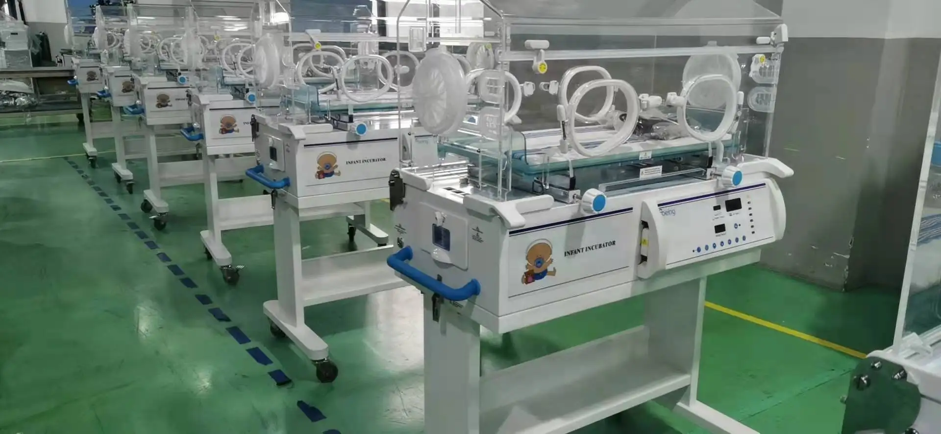 BIN-3000A 2023 Newborn Infant Radiant Warmer Baby Care Temperature Incubator Device Neonatal Infant Incubators