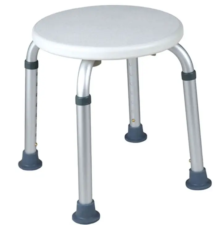 High-quality new practical assembly-free adjustable rotating shower stool seat bench