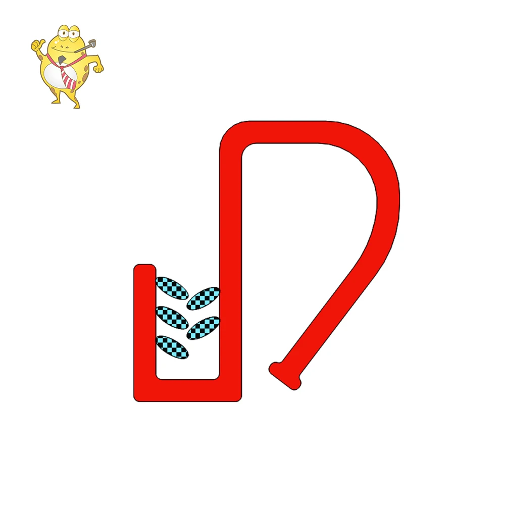 Clear PVC Hook Label Holder Clip Sign Holder Price Tag Display for Supermarket