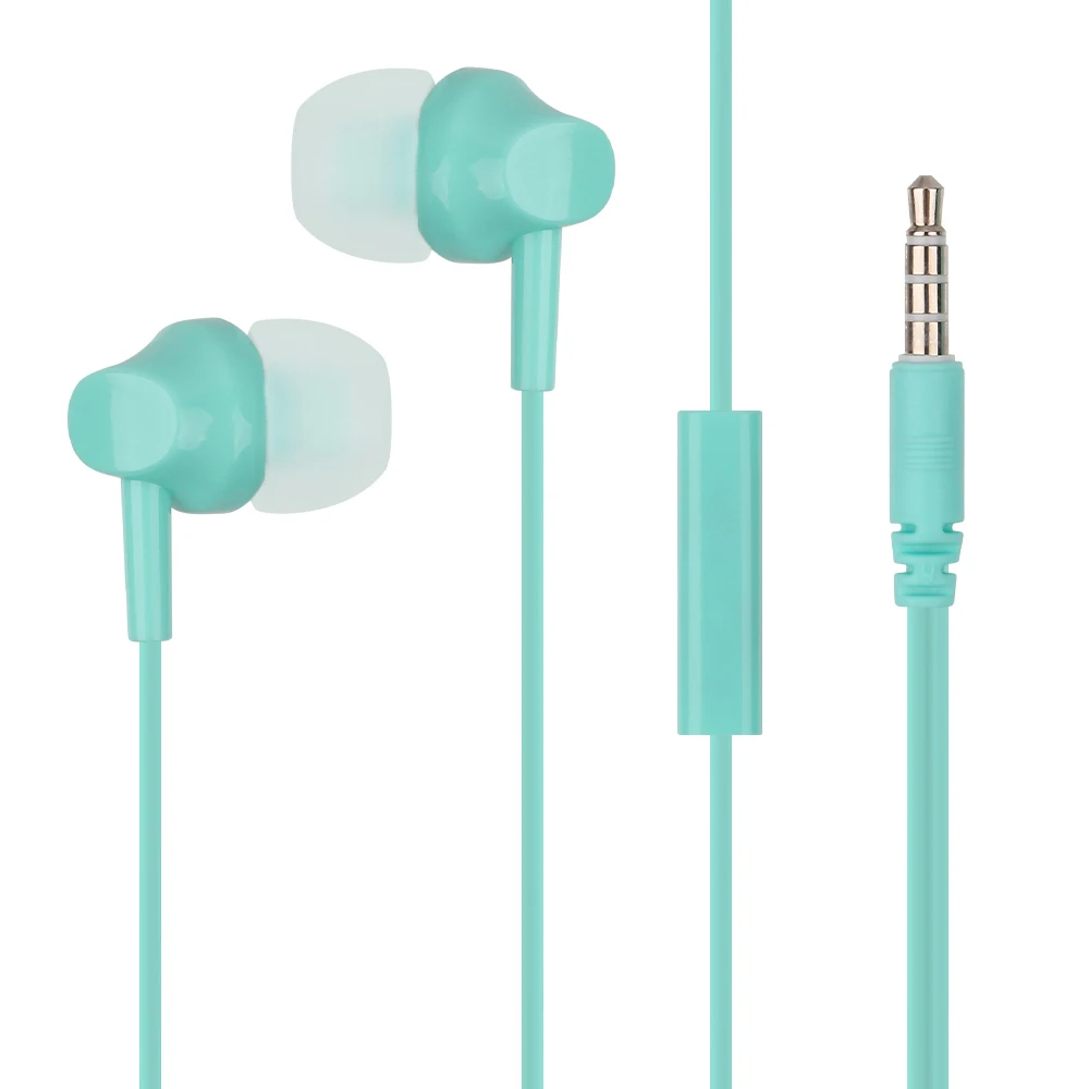 URIZONS buy earphones china  handsfree wired sports earphones with microphone and volume control  macaron earbuds