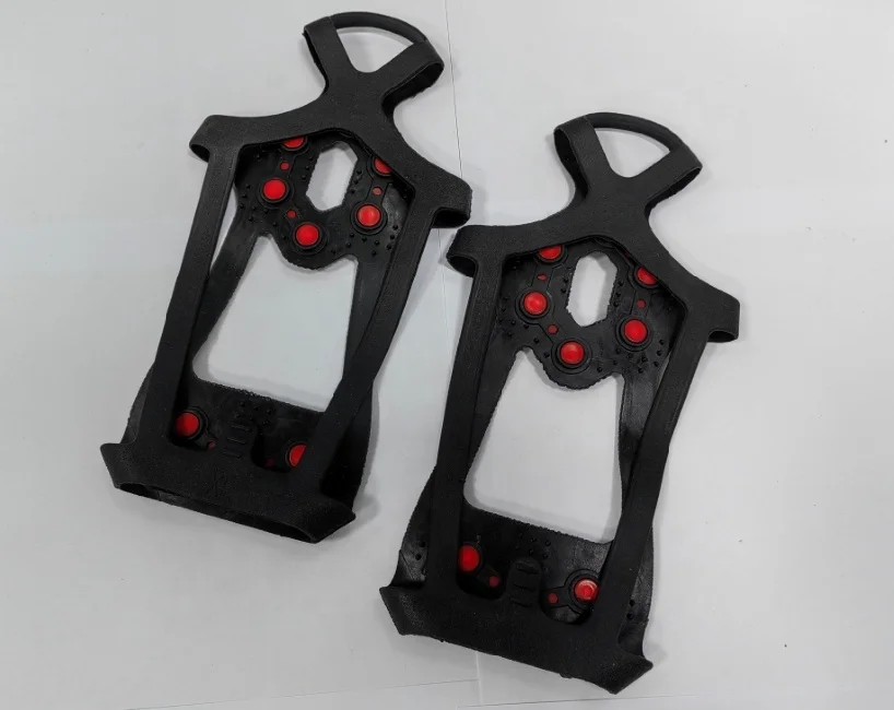 Unisex Discrete Cleat Snow Boots Winter Ice Grip Heel Stud Shoes with Sole Rod Carbide Grips for Spike Heels Ladies Shoes