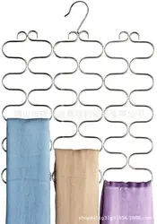 Colorful scarf display stand hanging display racks customized size factory price