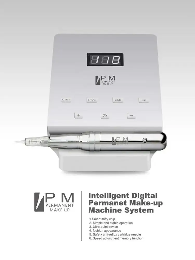 2019 new brand PM  wireless permanent makeup kit APP system