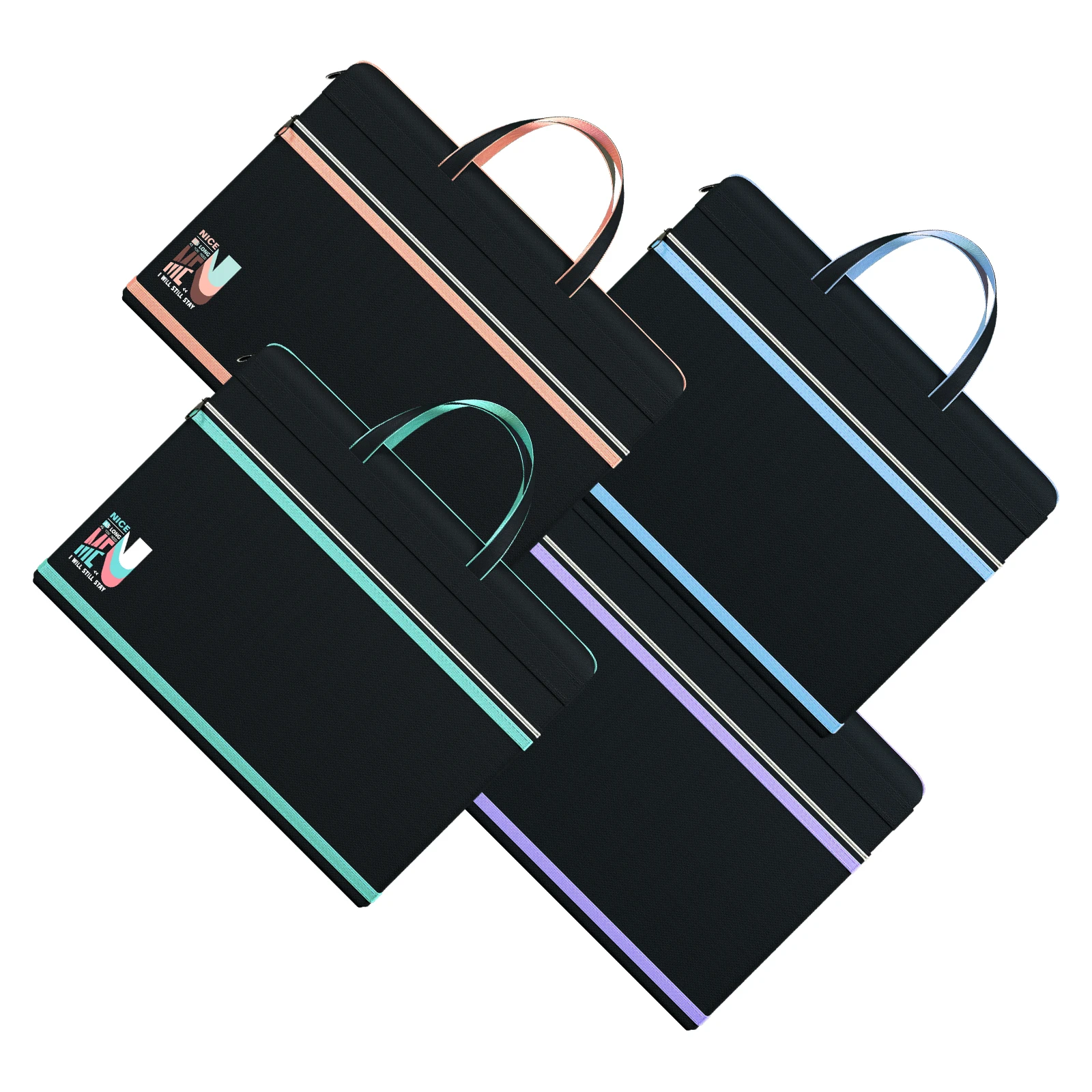 Business Briefcase Waterproof laptop bag Office document Bag Conference File Pouch student textbook casual bag