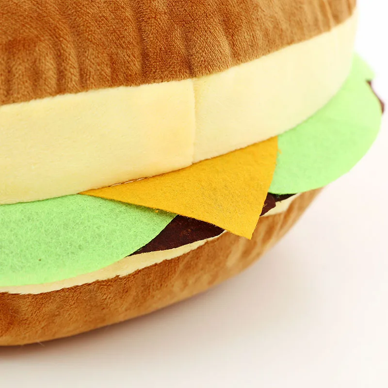 inside out softest plush online handmade bulk buy hamburger food stuffed toy