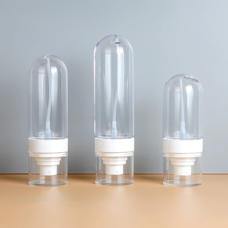 Пластиковые бутылки-распылители для мелкого распыления спирта, ПЭТГ, 2 унции, косметическая упаковка, пустая бутылочка-распылитель 50 мл, 60 мл, 80 мл, 100 мл