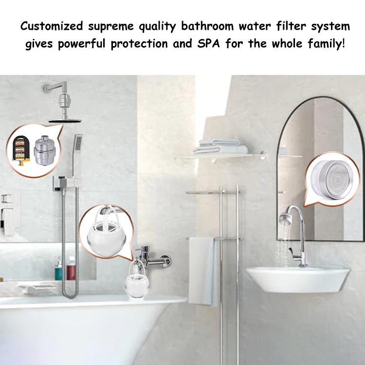 Хит продаж 15-ступенчатый фильтр для душа