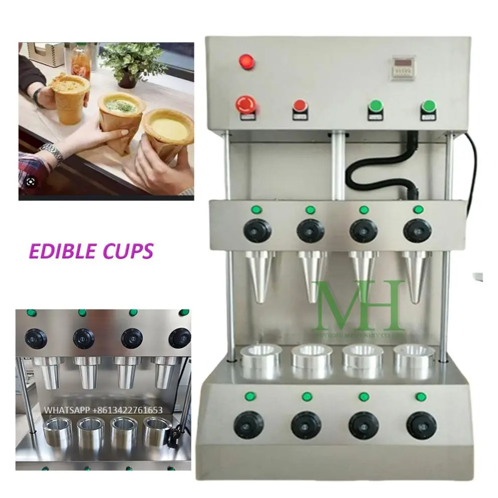 MAYHOPE  9 rows edible eat tea cup maker machine automatic
