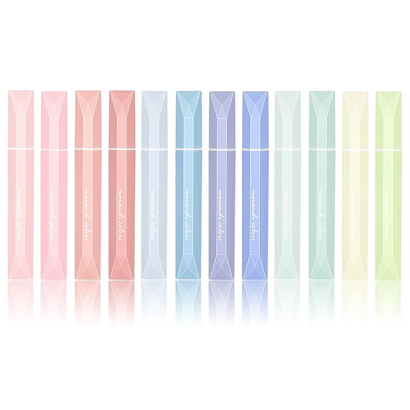 Non toxic student supplies kids bright color long lasting high quality highlighter marker sets 4 pcs set marking highlighter