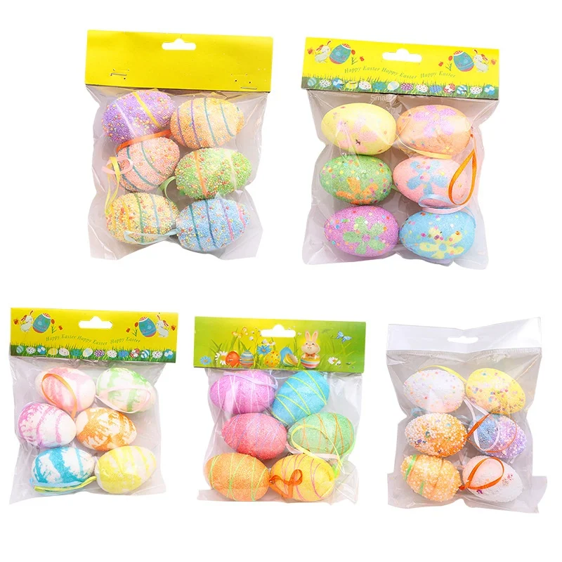 Factory supply mass empty easter eggs surprise toys decorative easter egg