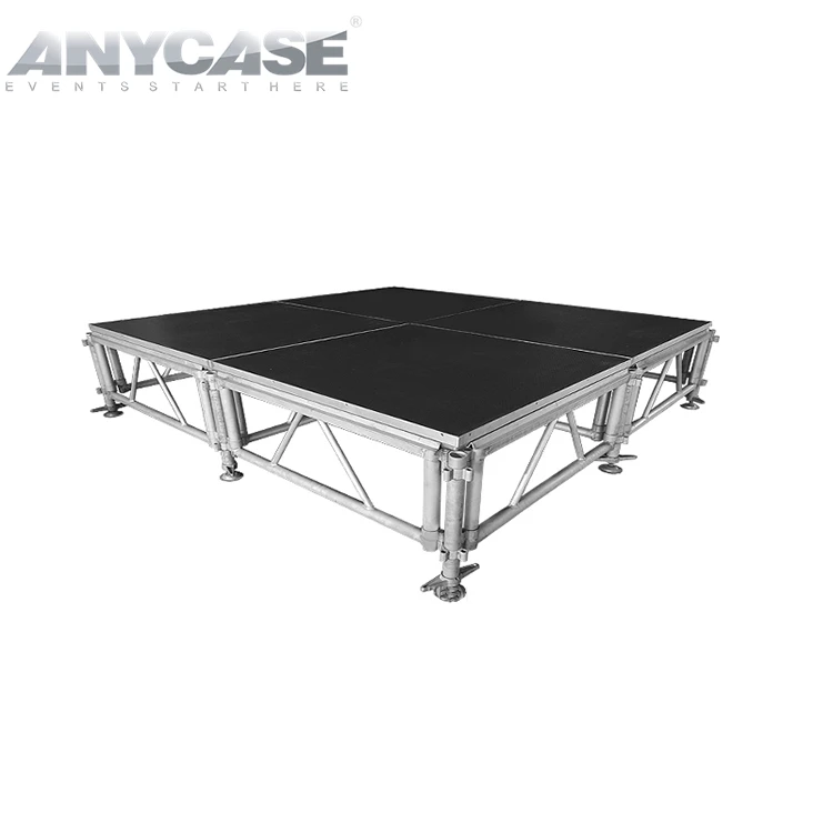 ACS 1x2m Portable Drum Stand Stage Platform Adjustable Frame Mobile Podium Stage For Sale