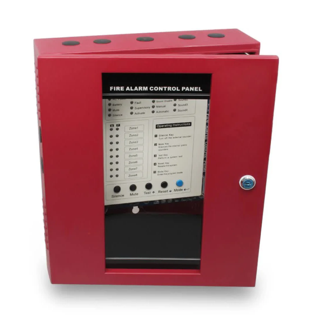 Best Selling Wireless Fire Alarm System Control Panel 433mhz For Smart Home Security