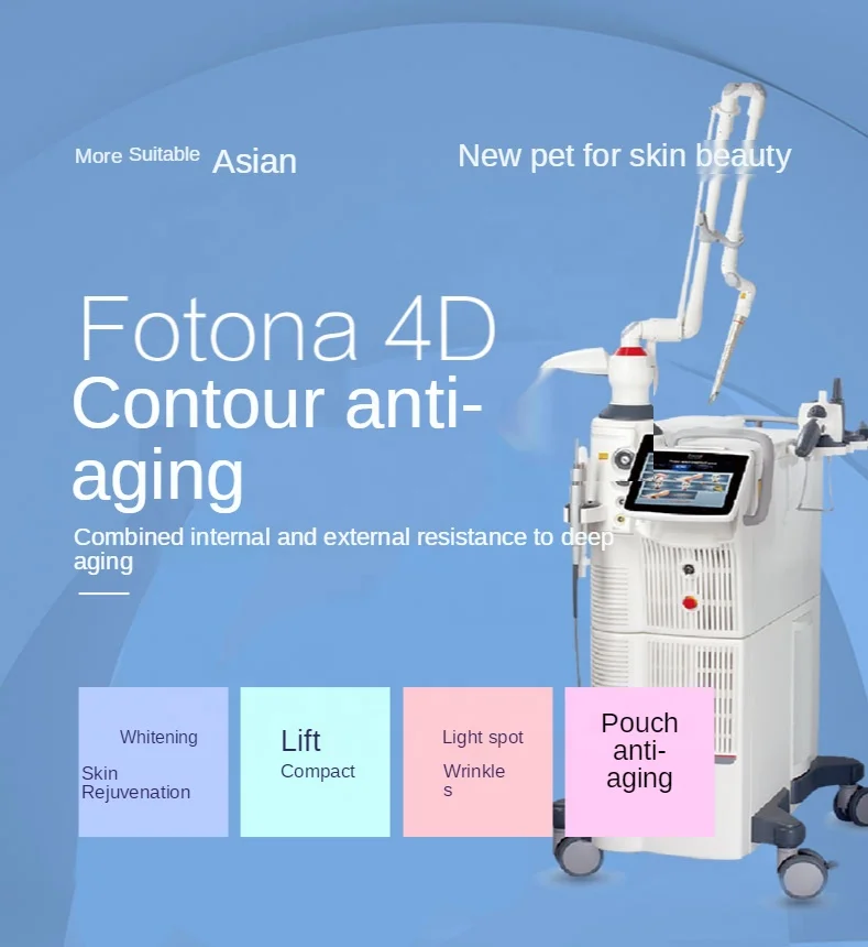 2022 Best Fotona 4D Pro System Erbium Laser 2940nm and ND YAG 1064NM long pulse laser face lifting fractional laser co2