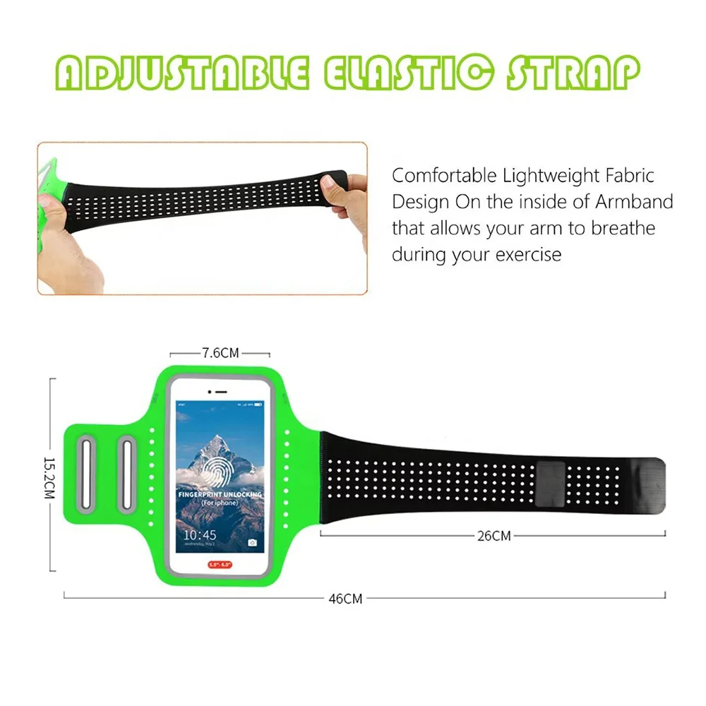 2025 Hot Sale Well Made Sports Armband Sleeve Storage Pouch for Arm Running Phone Armband
