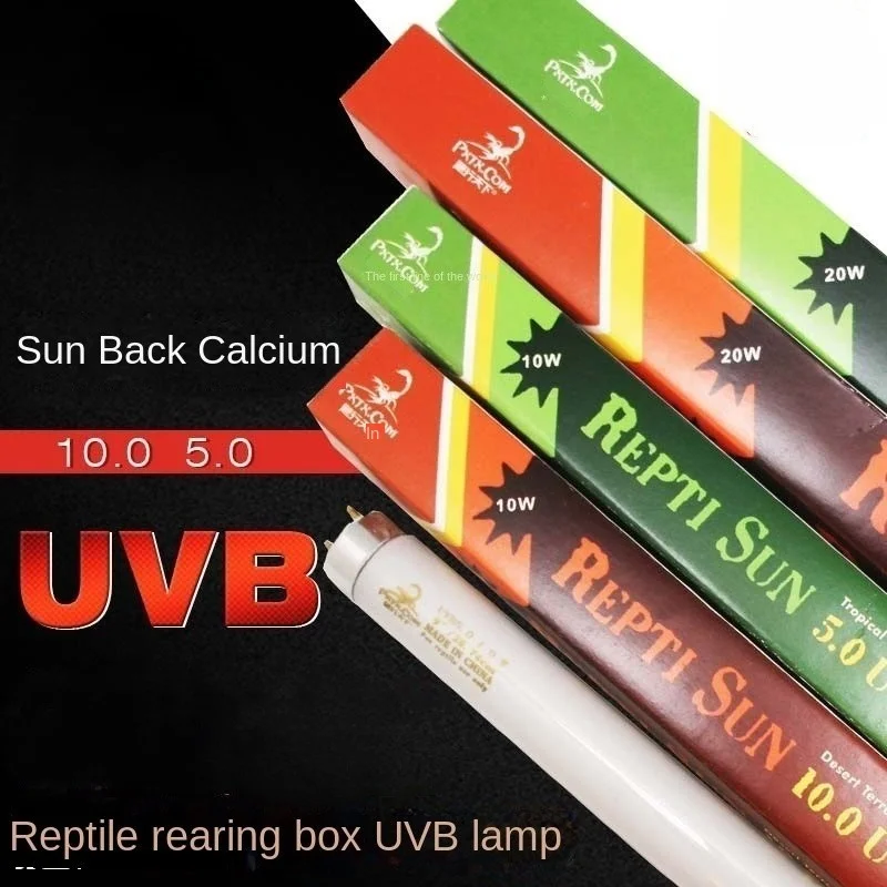 Wholesale Reptile Lamp UVB 10/15/20w UV 5.0 10.0 T8 Temperature Controller Turtle Basking Bulb Aquarium Heat Lamp Reptile Light