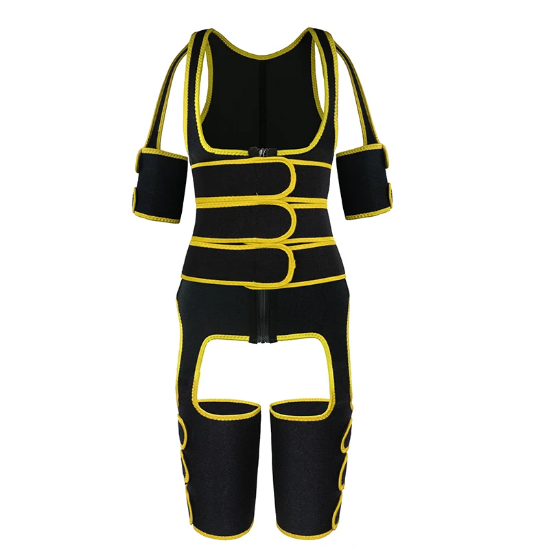 Тренировочный утягивающий корсет NANBIN с тремя ремешками и высокой талией, утягивающий корсет для живота и бедра, утягивающий корсет с поддержкой спины