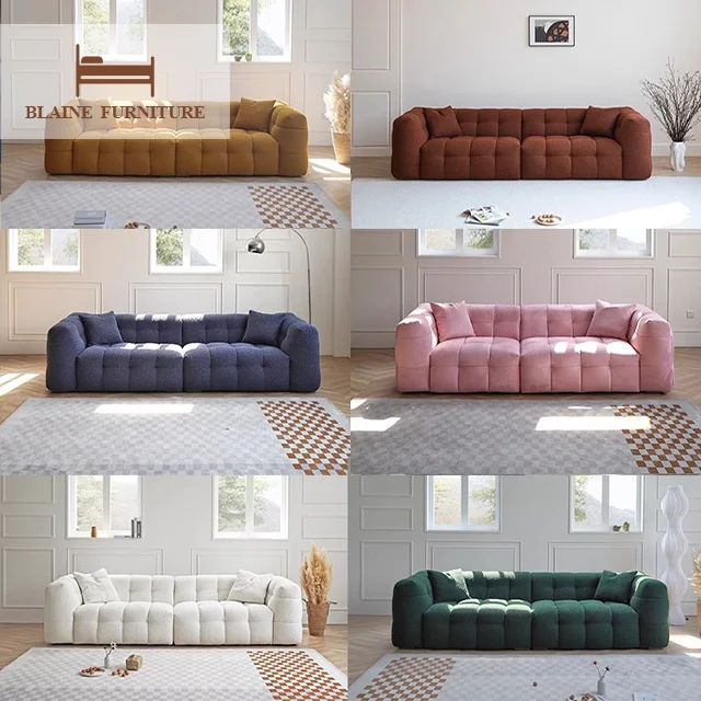 Modern Simplicity Cloud Couch Living Room Furniture Hotel Luxury Indoor Combination Sofa Set Modular Fabric Home Corner Sofa