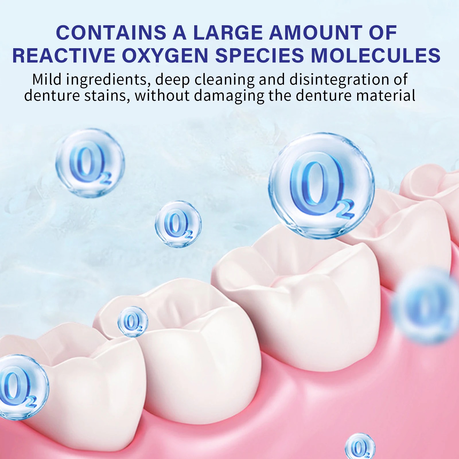 Customized Dental Hygiene Tablets: Whiten and Clean Retainers and Dentures