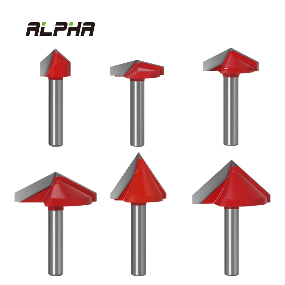 China Professional Manufacture Hard Alloy V Groove Top Milling Tools Cutter