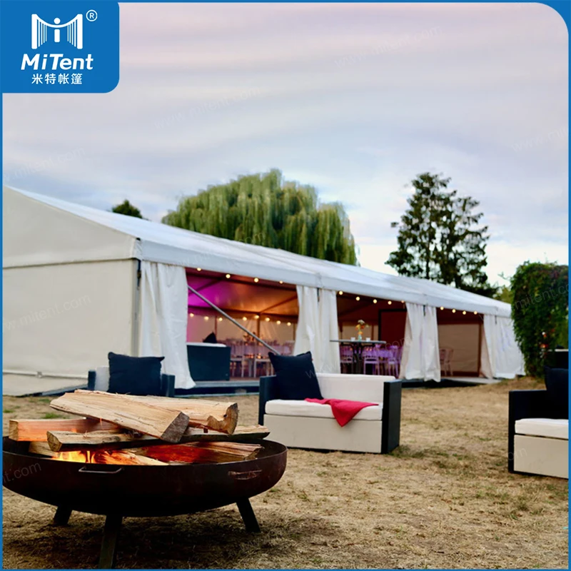 Flexible 10x20m Heavy Duty Outdoor Celebration Event Canopy Marquee Tent for 150 People