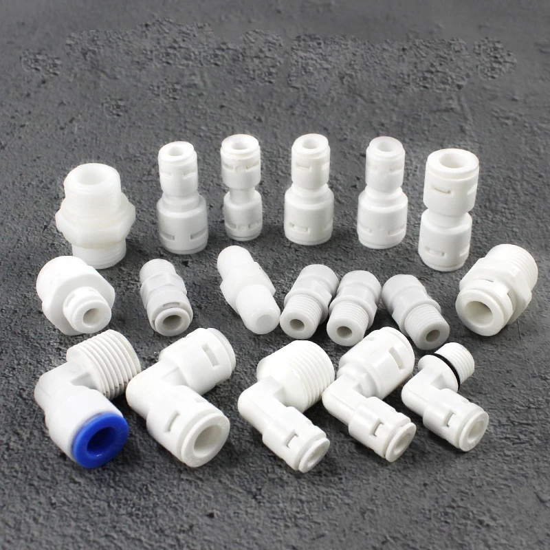 RO Purifier System Plastic Quick Connector Pipe Hose Connector Water Filter Accessory Water Supply Filter Quick Fittings