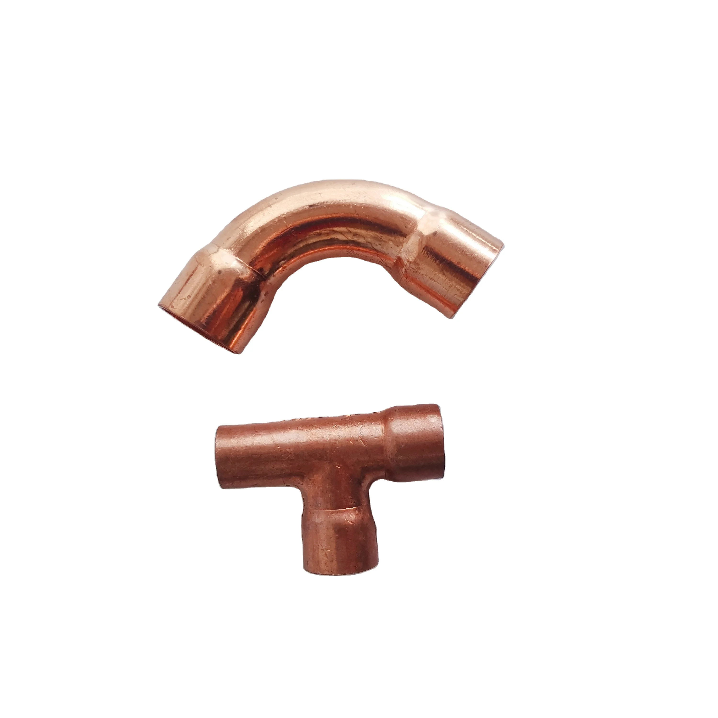 Top-Class Quality 90 Deg Elbow Copper Tube Plumbing HVAC Manufacturer Copper Fittings