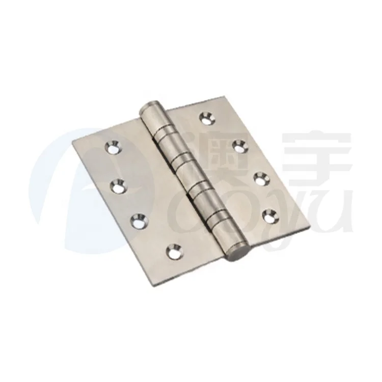Stainless Steel 304 4x3 Inches Door Hinge 3mm Thick Ball Bearing Quiet and Smooth Brushed Silver-3 Pack