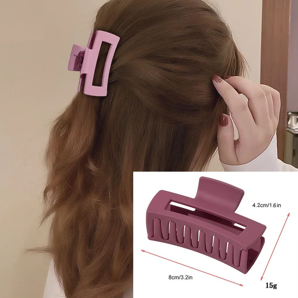 Women Hair Claw Crab Clip Charm Chic Solid Small Hair Styling Tools Headgear Hair Clips