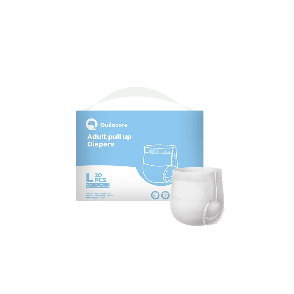 Premium Quality Hospital Home Overnight Use Disposable Adult Pant Diaper Super Thick Elderly Adult Training Diaper Pull Up