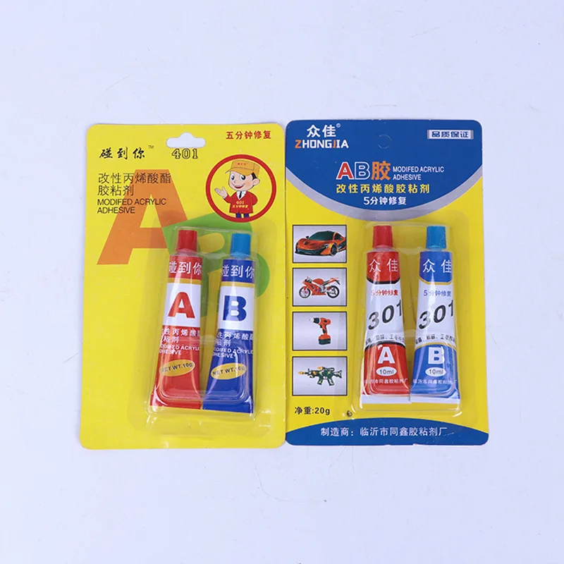 Best selling 5 Minutes Liquid Epoxy Ab Glue Strong Ab Glue Acrylic Epoxy Adhesive Glue