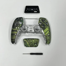 Customized Game Controller shell for PS5 Front Housing Cover Case Shells Touch Pad for Play Station 5 Joystick BDM010 faceplate