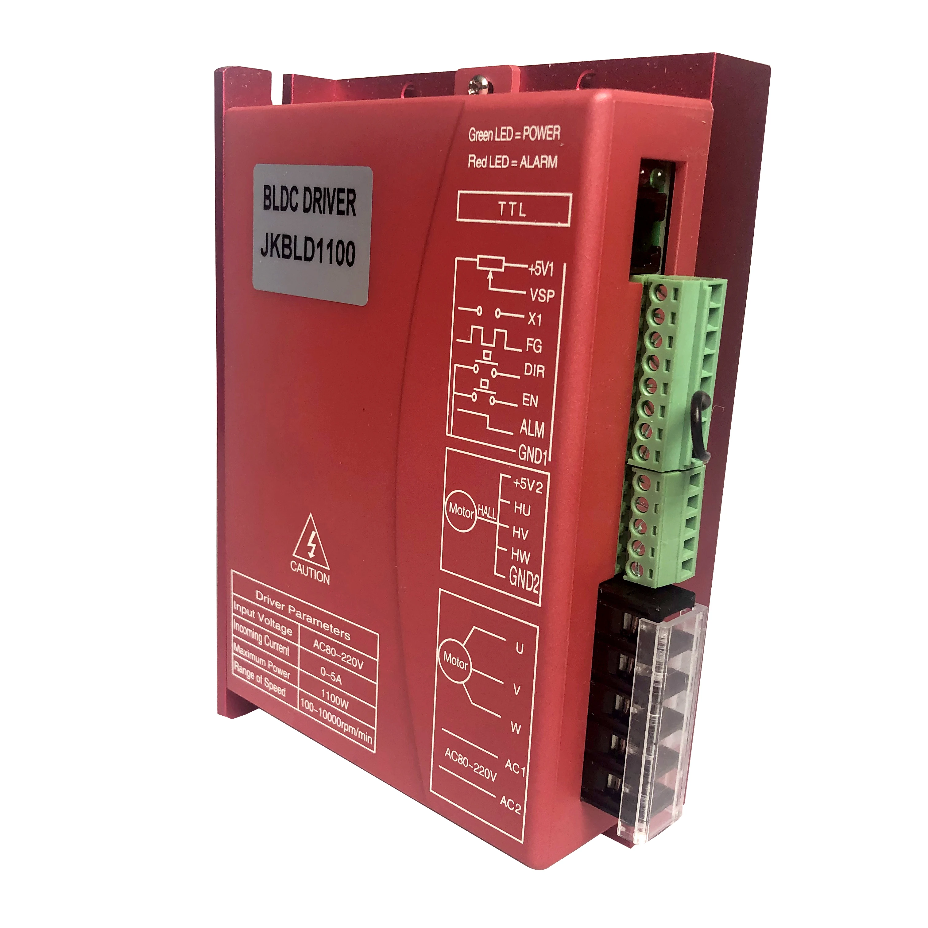 3 Phase 220VAC High performance BLDC Brushless DC motor driver for less than 1100W