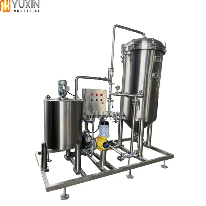 Juice cross flow liquid wine membrane microflitration filtering machine for clarify beverage liquid