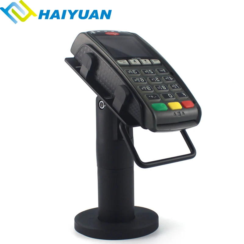 Swivel pos credit card machine metal desktop bracket stand for verifone terminal stand holder