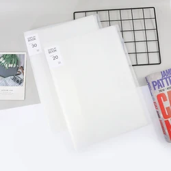 A3 Size PP Plastic Clear Presentation Display Book 20/30Pocket File Folder Office School supplies Art Portfolio Book file folder