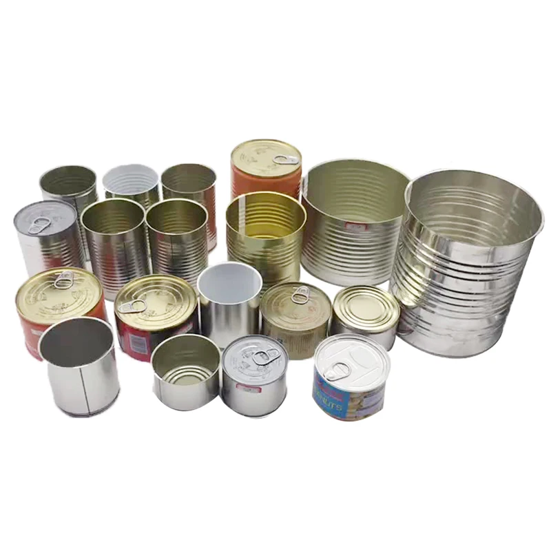 Manufacture wholesale metal round shape tin cans for tomato paste packing
