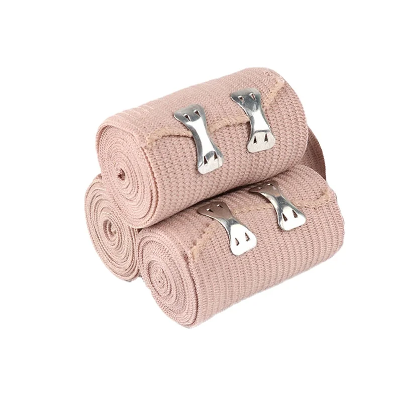 Medical Supply Elastic Cotton Crepe Bandage High Elastic Bandage Rubber