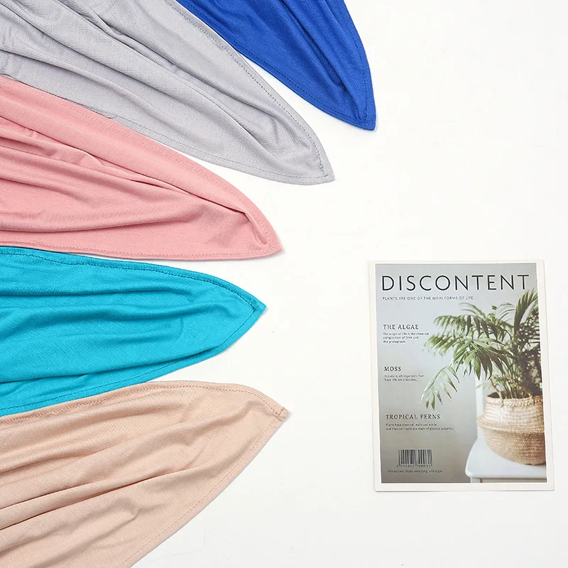 Wholesale Large Size Mercerized Cotton Instant Scarf High Quality Modal Premium Long Scarf hijab